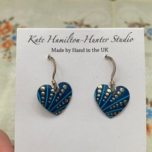 Kate Hamilton-Hunter Studio Heart Earrings